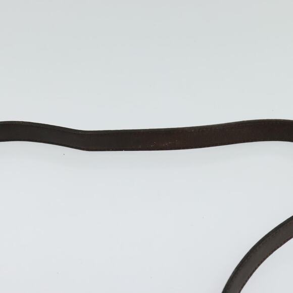 DIOR Trotter Canvas Shoulder Bag Brown Gold - Picture 8 of 12